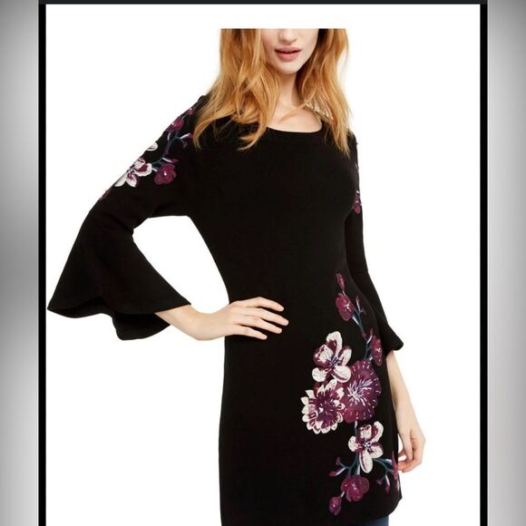 INC International Concepts Dresses & Skirts - INC International Concepts Embroidered Sweater Tunic (Dress)